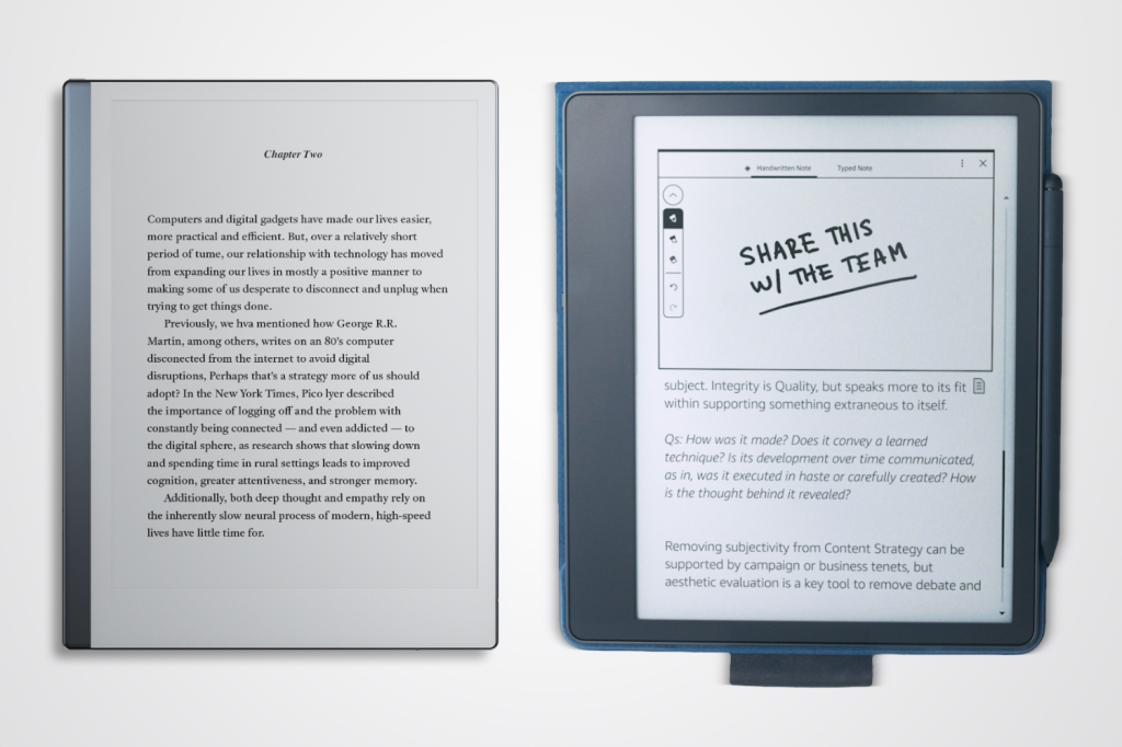 Amazon Kindle Scribe vs Remarkable 2: which is the best E Ink tablet? 电子墨水 电子纸 电子墨水屏 EINK 墨水屏 eink 水墨屏 kindle remarkable tablets 墨水屏平板 墨水屏手写平板 第9张