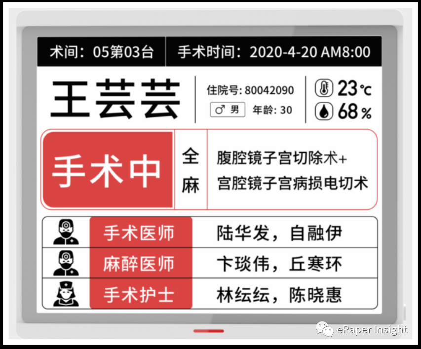 电子纸病房床头卡——上海云勤创新故事